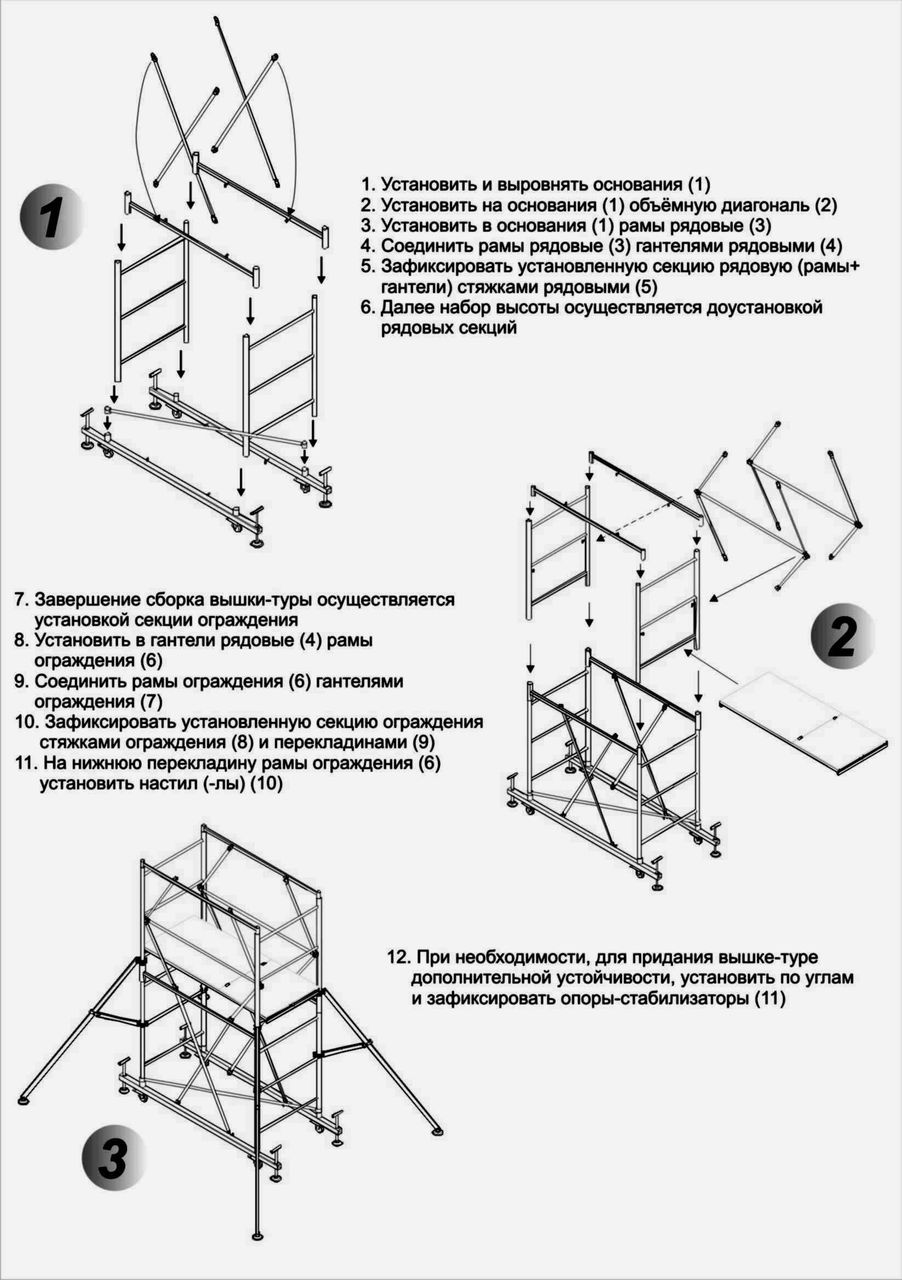 Вышка-тура строительная МЕГА- -2